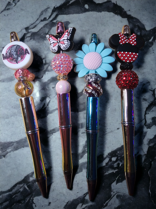 Beaded DIY ink pen