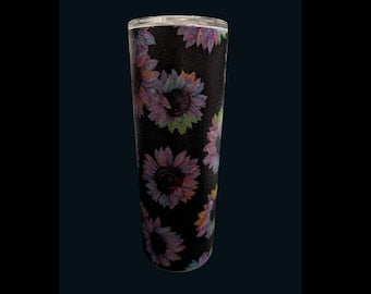 flower sublimated tumbler