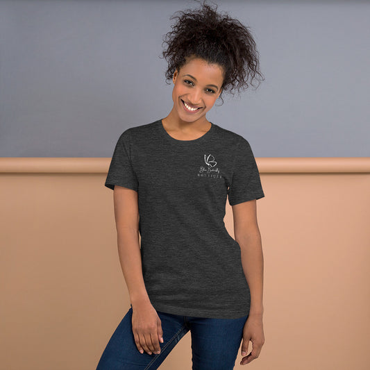 Unisex t-shirt front and back design