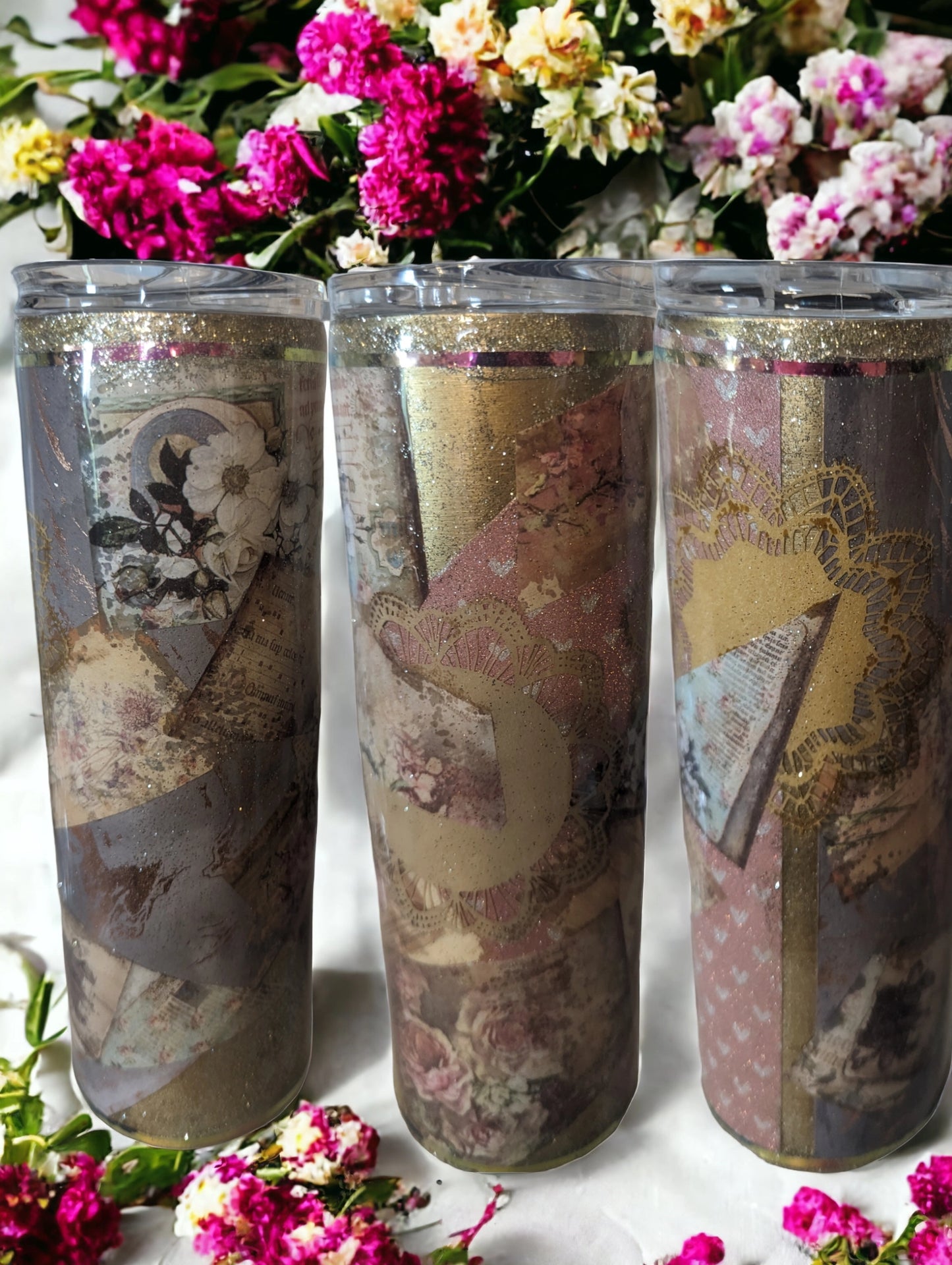 30 oz. doubled walled stainless steel vintage tumbler