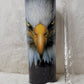 Patriotic Eagle with American Flag 20oz Skinny Double Wall Tumbler with straw and sliding lid Great Gift Idea