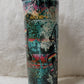 Beautiful Crazy design 20oz Skinny Double Wall Tumbler with straw and sliding lid Great Gift Idea